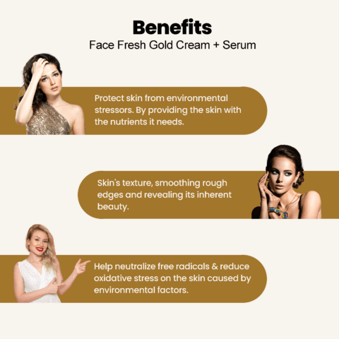 Gold Plus Pack Beauty Anti-Acne & De-Tanning Cream & Serum