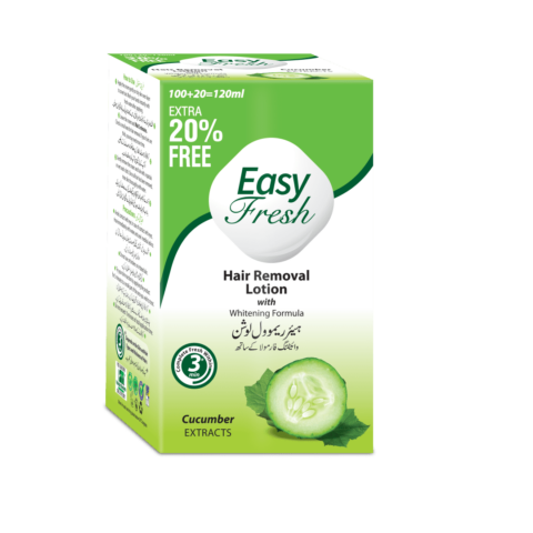 Easy Fresh Hair Removal Lotion Cucumber 120ml