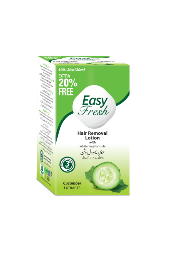 Easy Fresh Hair Removal Lotion Cucumber 120ml